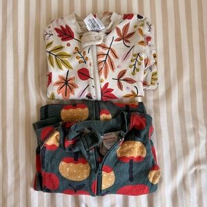 Hanna Andersson Sleeper Pajama Onesies - Bundle of 2